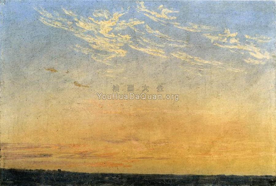 Evening - 卡斯帕尔·大卫·弗里德里希